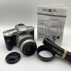 MINOLTA Maxxum 3 Autofocus Dynax 4 w 35-80mm AF Zoom lens SLR Film Camera TESTED